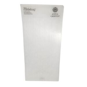 Anna Griffin Cricut cuttlebug Amelie Lace Card Embossing Folder 12” Long